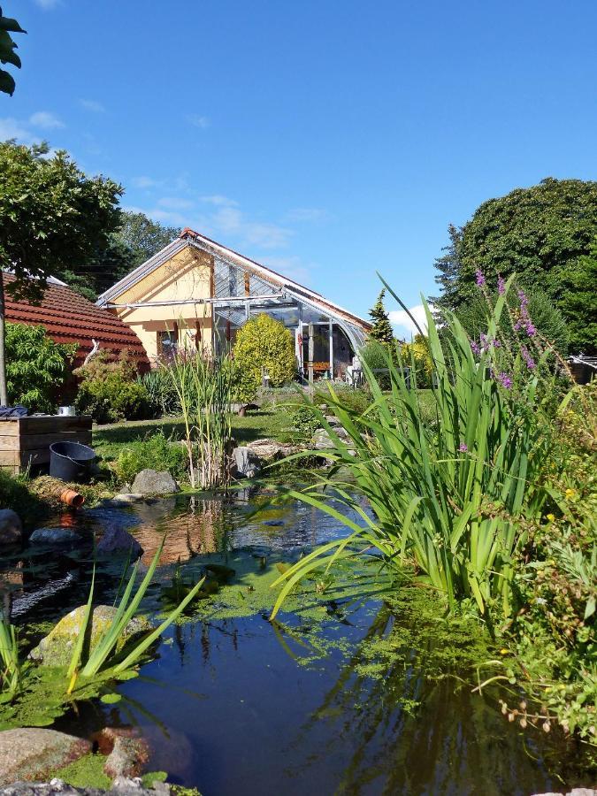 "Balmgarten" Im Naturpark Usedom, Bio Solarhaus Mit Grossem Garten エクステリア 写真