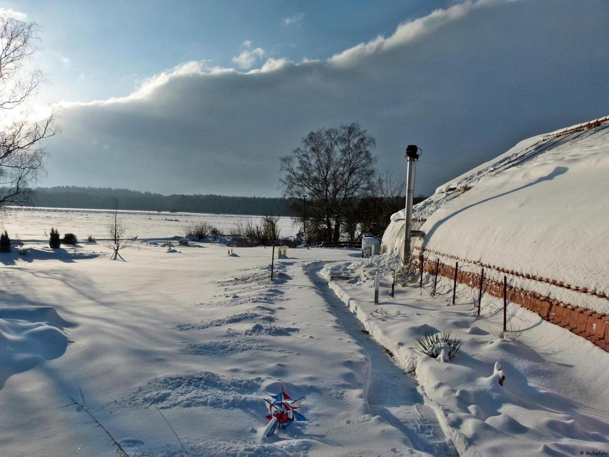 "Balmgarten" Im Naturpark Usedom, Bio Solarhaus Mit Grossem Garten エクステリア 写真